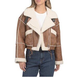 BLANK NYC Brown Steady Habits Jacket